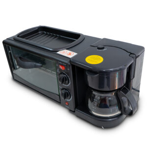 Horno-Cafetera y sartén parrilla